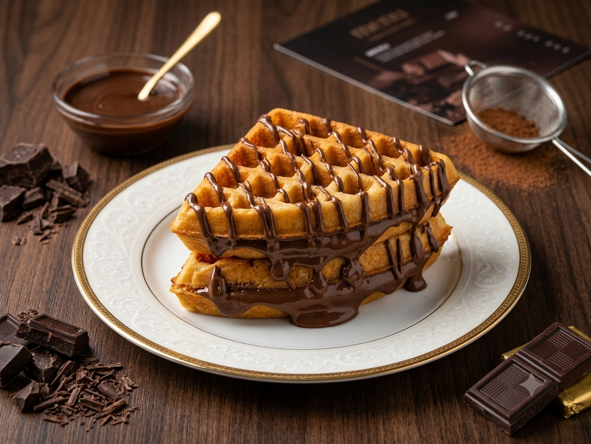 Belgian chocolate waffle