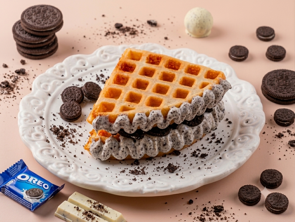 Oreo waffle