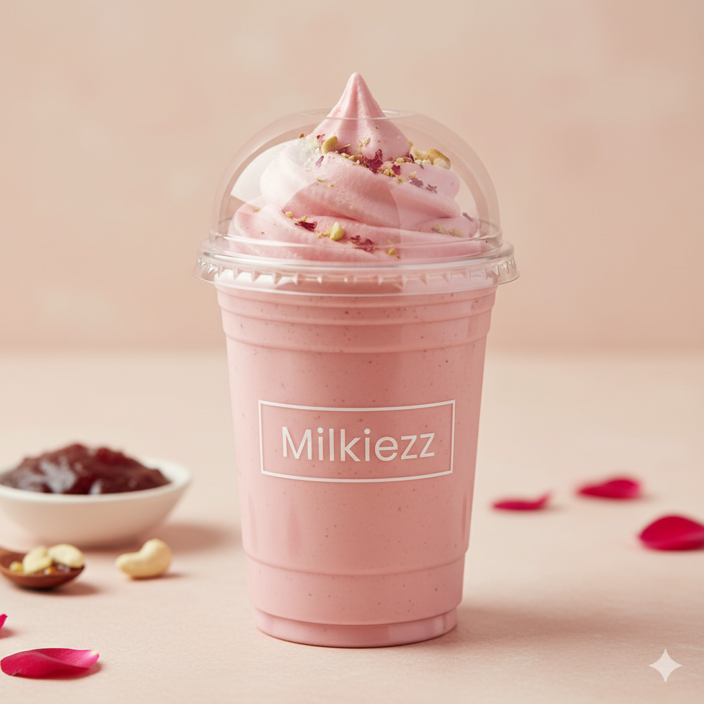 Shahi Gulkand thickshake