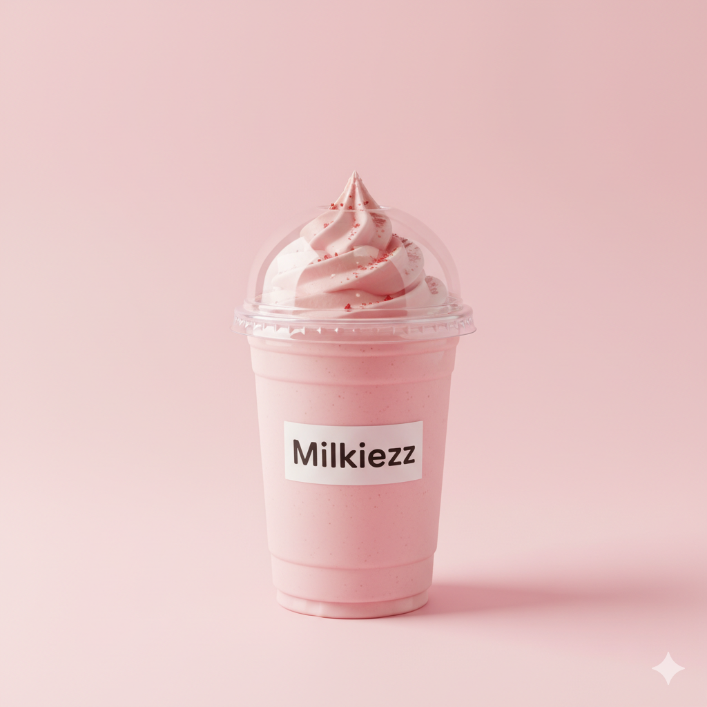 Milky Strawberry thickshake