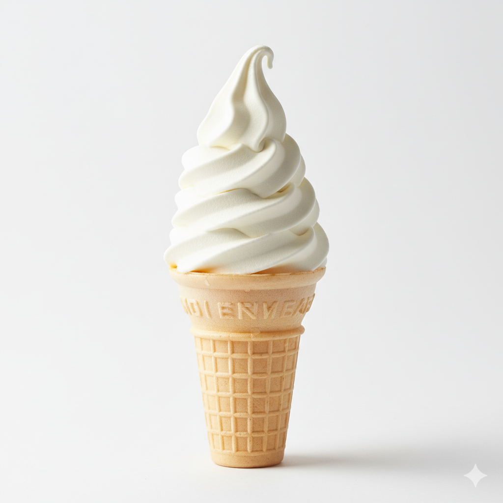 Vanilla Softy ice cream